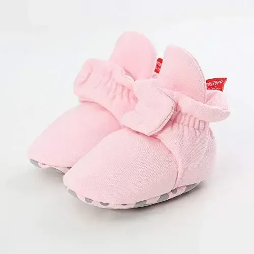 HsdsBebe Unisex Yangi tug'ilgan chaqaloq paxta etiklari Toy bolalar uchun sirpanmaydigan taglik Qizlar chaqaloq Qishki issiq junli qulay paypoq poyabzallari - 5