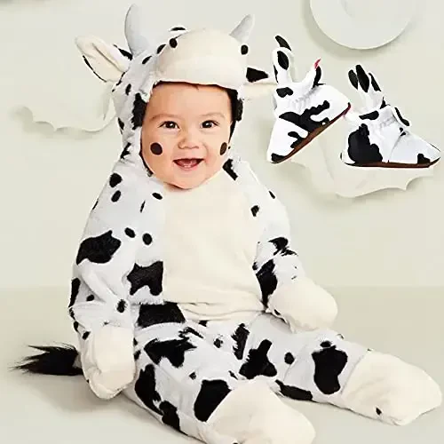 HsdsBebe Unisex Newborn Baby Cotton Booties Non-Slip Sole for Toddler Boys Girls Infant Winter Warm Fleece Cozy Socks Shoes - 5