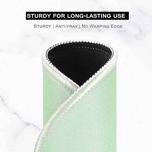 Hsurbtra Mouse Pad, Premium-Textured Small Round Mousepad 8.7 x 8.7 Inch Lake Green, Stitched Edge Anti-Slip Waterproof Rubber Pretty Cute Computer Mat for Office Home Gaming Laptop Men Women Kids - 4