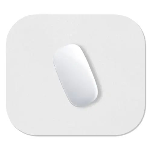 Hsurbtra Mouse Pad, Premium-Textured Small Square Mousepad 8 x 9 Inch Gray, Thick 3 mm Anti-Slip Waterproof Rubber Pretty Cute Computer Mat for Office Home Gaming Laptop Men Women Kids - 1