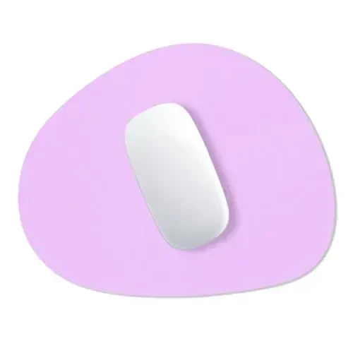 Hsurbtra Mouse Pad, Premium-Textured Small Oval Mousepad 8.7 x 7.1 Inch Purple, Thick 3 mm Anti-Slip Waterproof Rubber Pretty Cute Computer Mat for Office Home Gaming Laptop Men Women Kids - Modazone