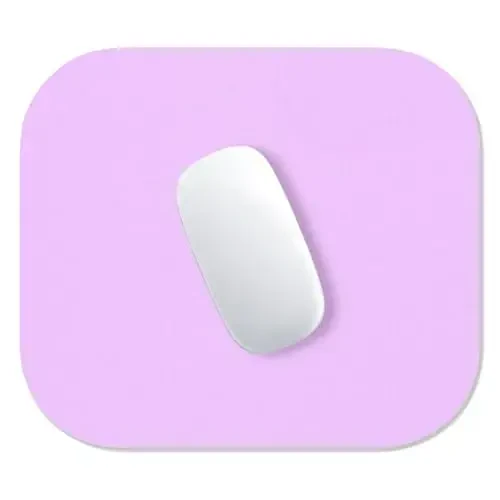 Hsurbtra Mouse Pad, Premium-Textured Small Square Mousepad 8 x 9 Inch Purple, Thick 3 mm Anti-Slip Waterproof Rubber Pretty Cute Computer Mat for Office Home Gaming Laptop Men Women Kids - 1