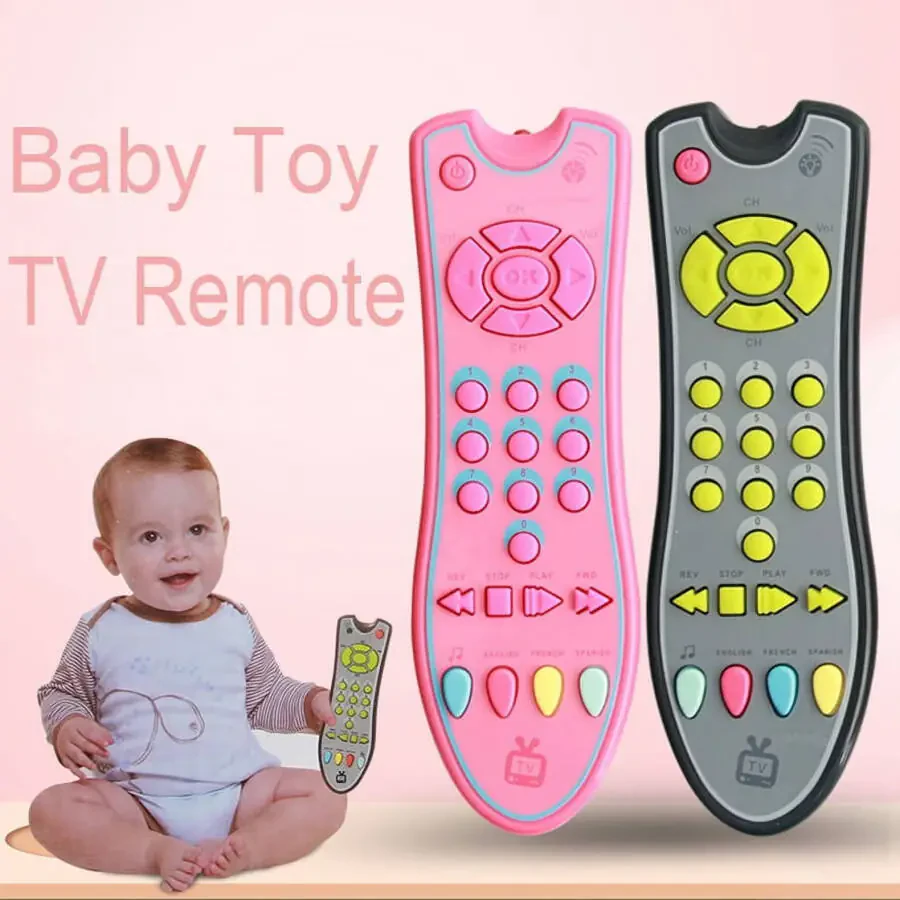 HTOCINQ Baby Music TV Пульт дистанционного управления, Раннее развивающее обучение электрическим числам игрушки, Baby Music TV Пульт дистанционного управления развивающее обучение электрическим числам игрушка - 9