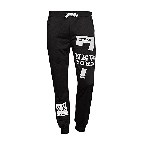 HTQWLP Men's Fashion Number Letters Printed Pants Casual Pants Drawstring Pockets Sweatpants - 2