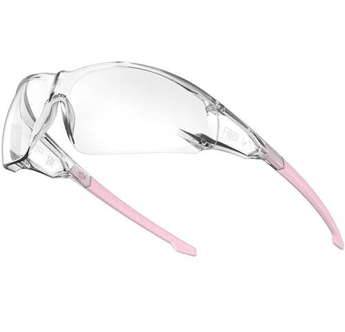 HTS HUNTERSKY Lightweight Protective Anti-Fog Wrap-Around Clear Shooting Safety Glasses with ANSI Z87.1 Scratch Resistant - 1