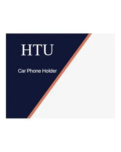 HTU [Haqiqiy harbiy darajadagi] 2025 yilda yangilangan avtomobil telefon ushlagichi 【Xavfsizlik sertifikatlari va hidsiz】 Avtomobil uchun mobil telefon ushlagichi, asboblar paneli, old oyna, havo teshigi, uzun qo'lli qalin g'ilof, to'q ko'k - 4