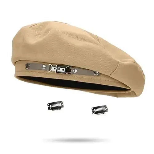 huablo French Beret Hats for Women Premium Cotton Beanie - 6