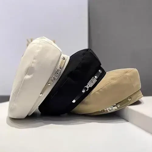 huablo French Beret Hats for Women Premium Cotton Beanie - 2