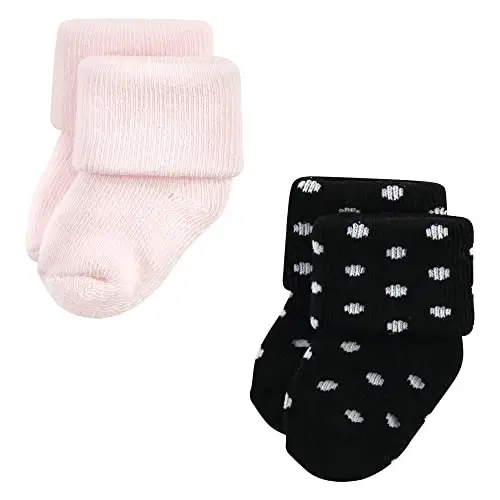 Hudson Baby 8-pack Cotton Rich Newborn and Terry Socks - 5