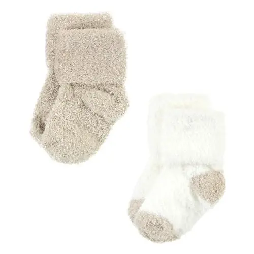 Hudson Baby Baby 8-pack Cotton Rich Newborn and Terry Socks - 4