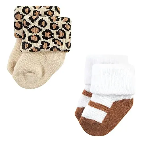 Hudson Baby Baby 8-pack Cotton Rich Newborn and Terry Socks - 5