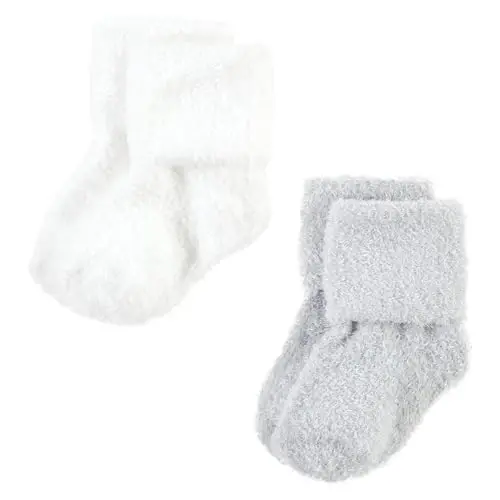 Hudson Baby Baby 8-pack Cotton Rich Newborn and Terry Socks - 5