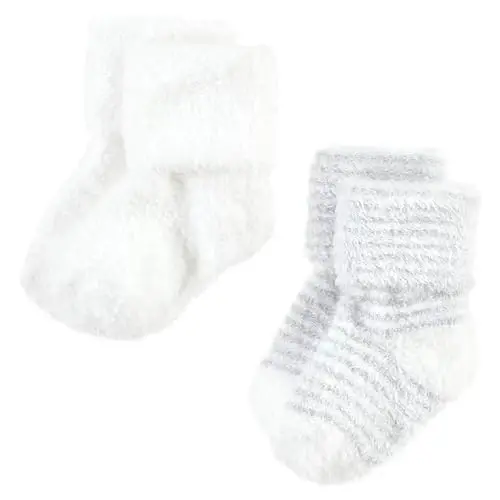 Hudson Baby Baby 8-pack Cotton Rich Newborn and Terry Socks - 3