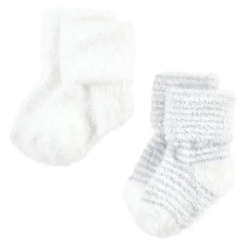 Hudson Baby Baby 8-pack Cotton Rich Newborn and Terry Socks - 5