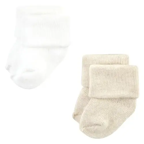 Hudson Baby Baby 8-pack Cotton Rich Newborn and Terry Socks - 4