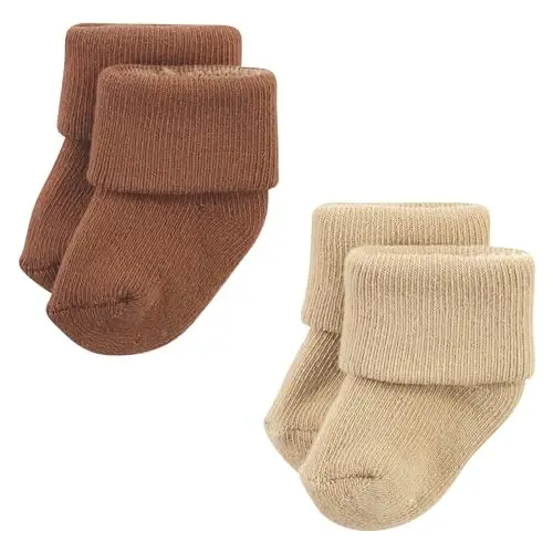 Hudson Baby Baby 8-pack Cotton Rich Newborn and Terry Socks - 5