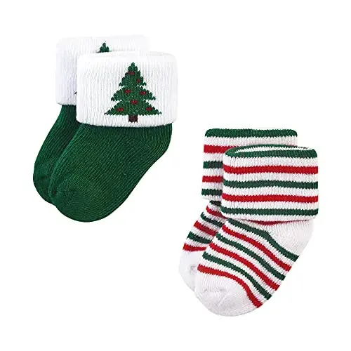 Hudson Baby Baby 8-pack Cotton Rich Newborn and Terry Socks - 3