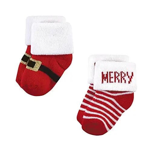 Hudson Baby Baby 8-pack Cotton Rich Newborn and Terry Socks - 6