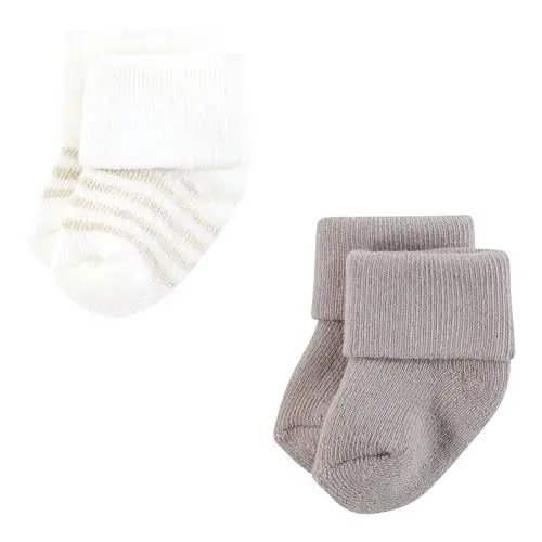 Hudson Baby Baby 8-pack Cotton Rich Newborn and Terry Socks - 4