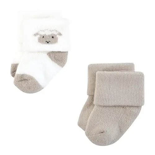 Hudson Baby Baby 8-pack Cotton Rich Newborn and Terry Socks - 5