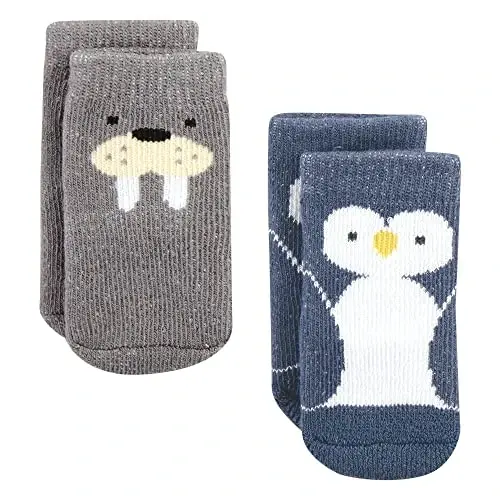 Hudson Baby Baby 8-pack Cotton Rich Newborn and Terry Socks - 3
