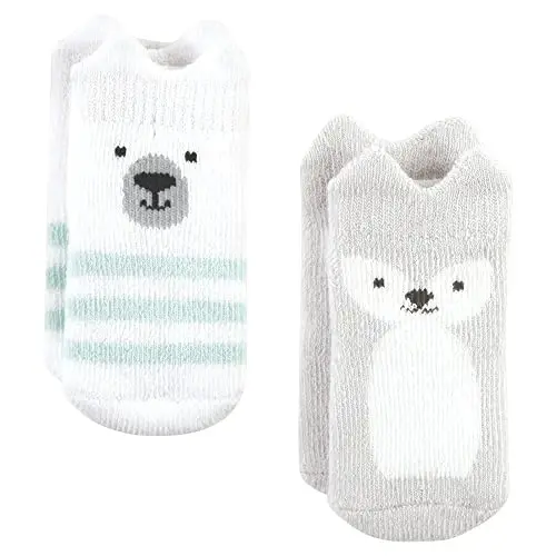 Hudson Baby Baby 8-pack Cotton Rich Newborn and Terry Socks - 5