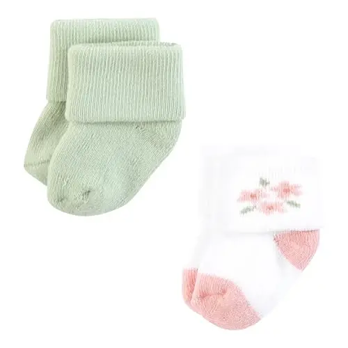 Hudson Baby Baby 8-pack Cotton Rich Newborn and Terry Socks - 3