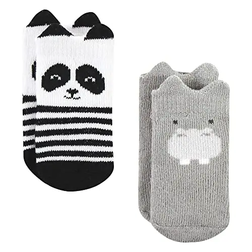 Hudson Baby Baby 8-pack Cotton Rich Newborn and Terry Socks - 4