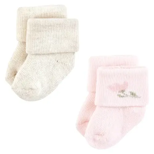 Hudson Baby Baby 8-pack Cotton Rich Newborn and Terry Socks - 3
