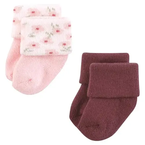 Hudson Baby Baby 8-pack Cotton Rich Newborn and Terry Socks - 4