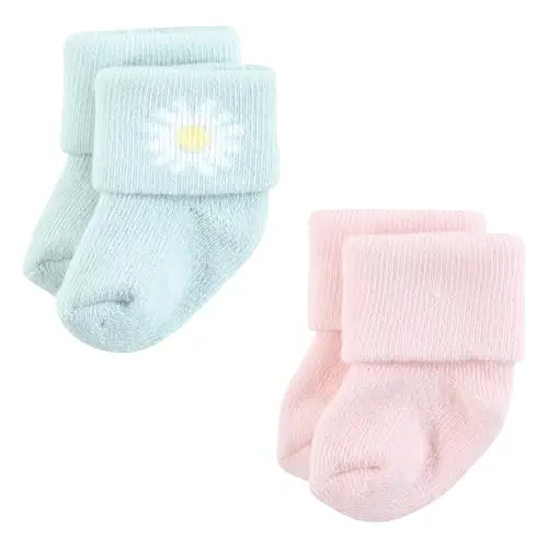 Hudson Baby Baby 8-pack Cotton Rich Newborn and Terry Socks - 6