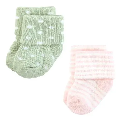 Hudson Baby Baby 8-pack Cotton Rich Newborn and Terry Socks - 5