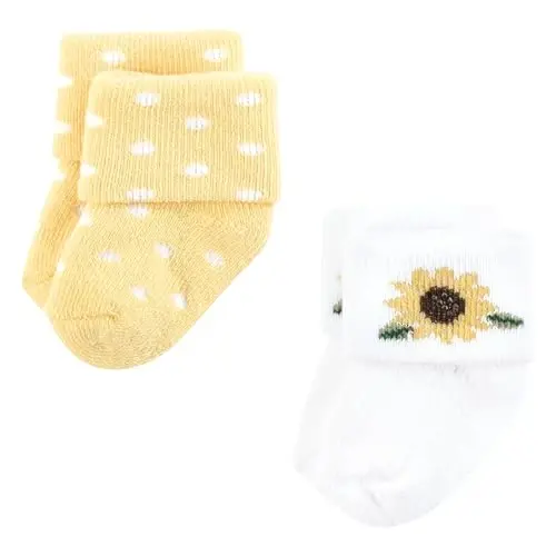 Hudson Baby Baby 8-pack Cotton Rich Newborn and Terry Socks - 5