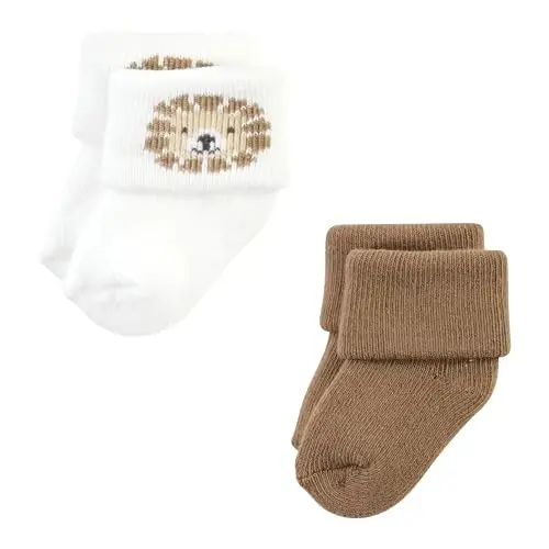Hudson Baby Baby 8-pack Cotton Rich Newborn and Terry Socks - 3