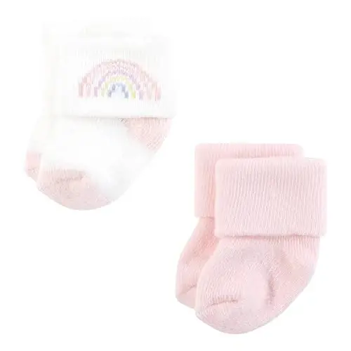 Hudson Baby Baby 8-pack Cotton Rich Newborn and Terry Socks - 3
