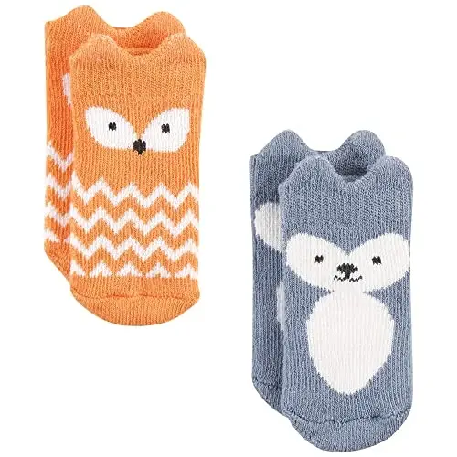 Hudson Baby Baby 8-pack Cotton Rich Newborn and Terry Socks - 3