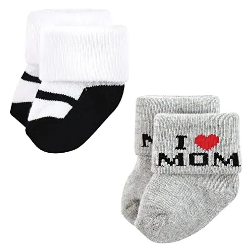 Hudson Baby Baby 8-pack Cotton Rich Newborn and Terry Socks - 4