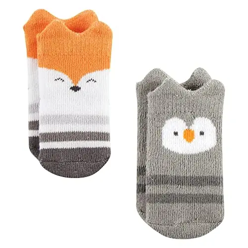 Hudson Baby Baby 8-pack Cotton Rich Newborn and Terry Socks - 3