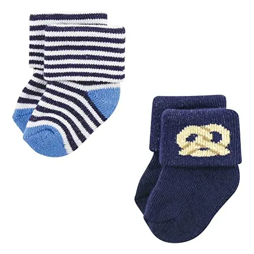 Hudson Baby Baby 8-pack Cotton Rich Newborn and Terry Socks - 6