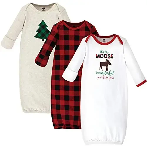 Hudson Baby Baby Cotton Gowns - BABYVISION INC.