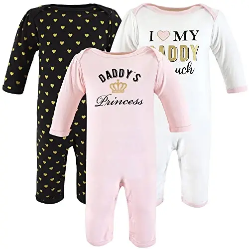 Hudson Baby baby-girls Cotton Coveralls - 6