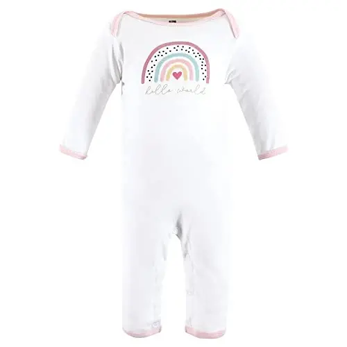 Hudson Baby baby-girls Cotton Coveralls - 3