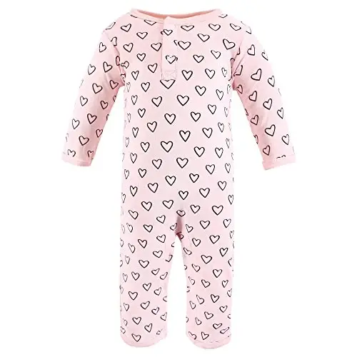 Hudson Baby baby-girls Cotton Coveralls - 5
