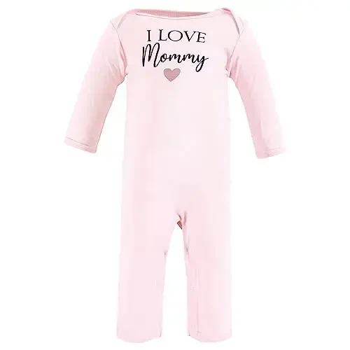 Hudson Baby baby-girls Cotton Coveralls - 3