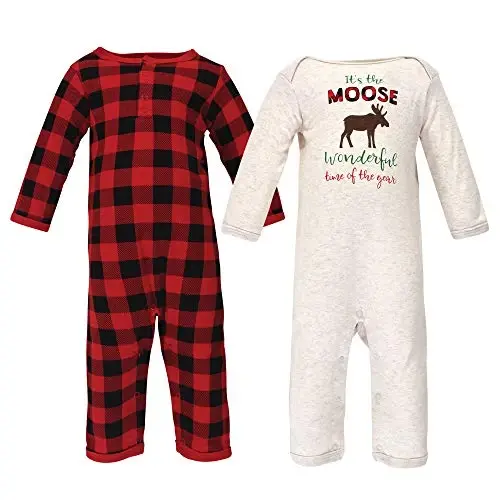 Hudson Baby baby-girls Cotton Coveralls - 1