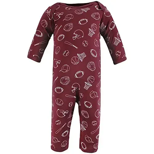 Hudson Baby baby-girls Cotton Coveralls - 4
