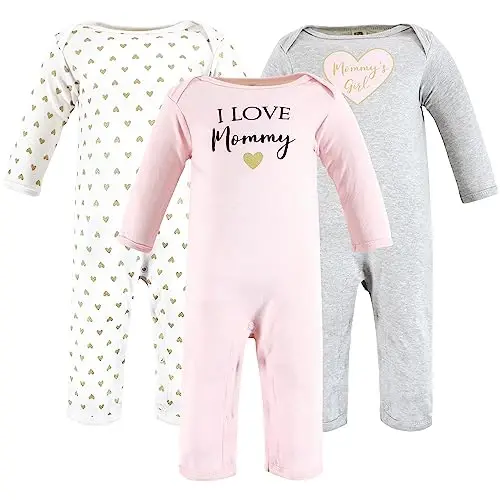 Hudson Baby Unisex Baby Cotton Coveralls, Girl-Mommy, 9-12 Months - 6