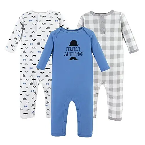 Hudson Baby baby-girls Cotton Coveralls - HUDSON BABY