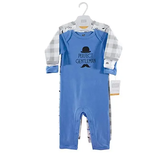 Hudson Baby baby-girls Cotton Coveralls - 2
