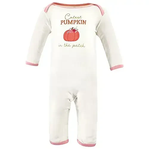 Hudson Baby baby-girls Cotton Coveralls - 3